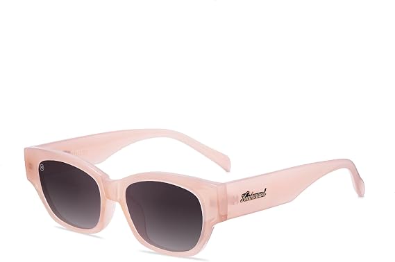 Knockaround Trendy Narrow Cat Eye Rectangle Polarized Sunglasses for Women