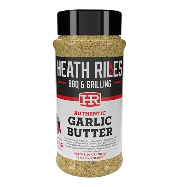 Heath Riles BBQ Rub - Garlic Butter BBQ Seasoning - Championship Recipe