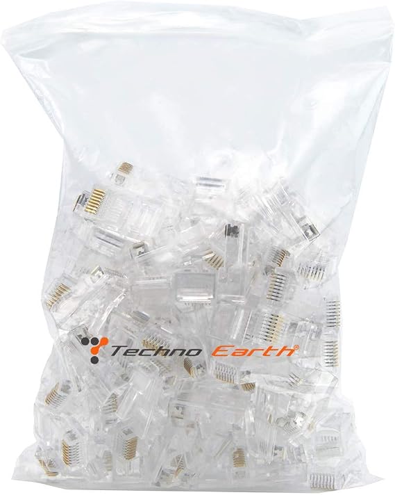 C&E Cat6, Cat5e crimp connectors pack of 100