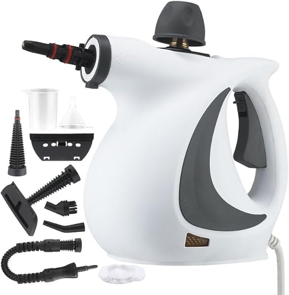 Multi-Surface Natural Steam Cleaner,Power Washer,with 1 Set Accessories, Multi-Purpose Steamer for Home Use, Steamer for Cleaning Floor, Grout and Car,Washer (1 set)