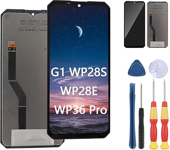 New Display Touch Screen for OUKITEL G1 WP28S WP28E WP36 Pro LCD Display Replace Parts with Tools.