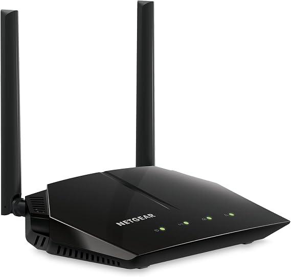 NETGEAR WiFi Router (R6080) - AC1000 Dual Band Wireless Speed (up to 1000 Mbps) | Up to 1000 sq ft Coverage & 15 Devices | 4 x 10/100 Fast Ethernet Ports
