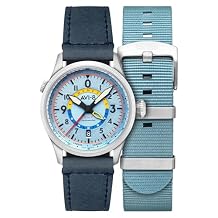AVI-8 | FLYBOY | Wingman Worldtimer GMT Automatic Watch | 41mm | Power Blue