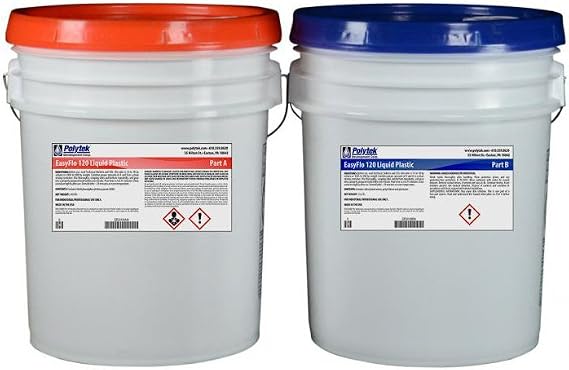 Polytek EasyFlo 120 Liquid Plastic (76lb Kit)
