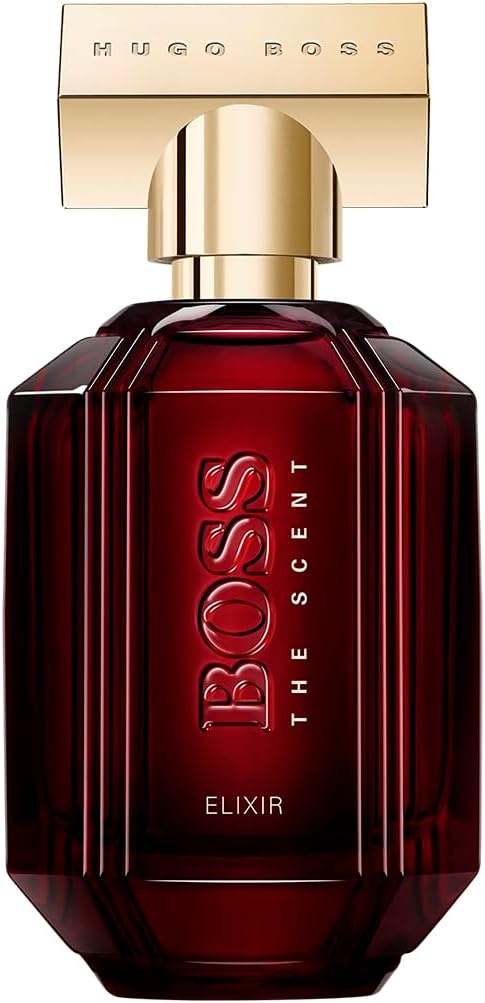 BOSS The Scent Elixir for Her - Ambery Fragrance with Notes of Pink Peppercorn, Atropa Belladonna Flower and Amber Accord - High Longevity