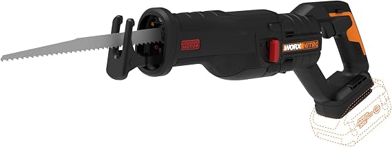 WORX Cordless Reciprocating Saw, 20V Brushless, WX516L.9