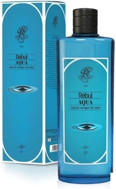 Rebul Aqua Kolonya, 250 ml, Cam Şişe