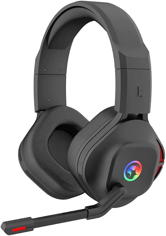 Marvo HG8929 USB + 3.5mm Wired Gaming Headset, Black/Red