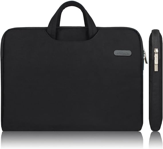 Arvok 11-11.6 Inch Laptop Sleeve Water-resistant Canvas Fabric Bag Case with Handle Zipper Pocket/Notebook Computer Case/Ultrabook Tablet Briefcase Carrying Bag for Acer/Asus/Dell/Lenovo/Samsung/Sony