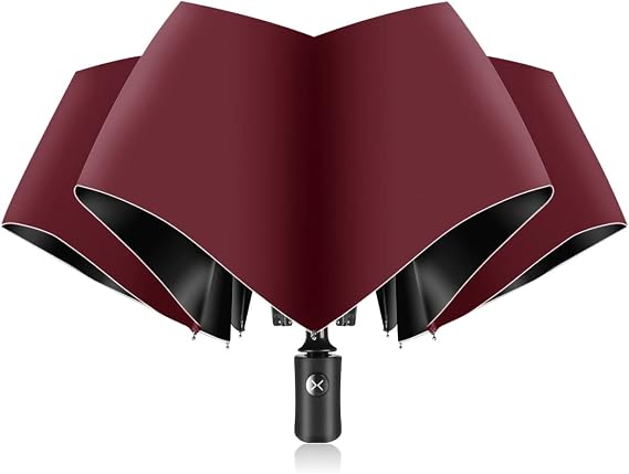 XIXVON Umbrella SE | UPF 50+ 99% UV Protection, Lightweight, Automatic, Windproof, Travel Portable | Compact Folding Umbrella
