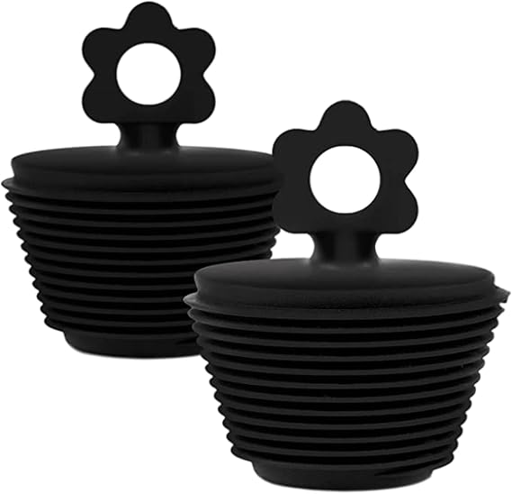 Bathtub plug 2-piece universal silicone drain plug bathtub plug bathtub drain plug for kitchen bathtub sink drainage