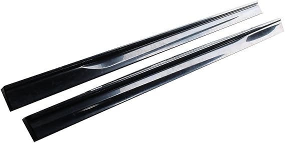 Fit 2014-2018 Mazda 3 Unpainted Black ABS Plastic Side Skirts K-Style