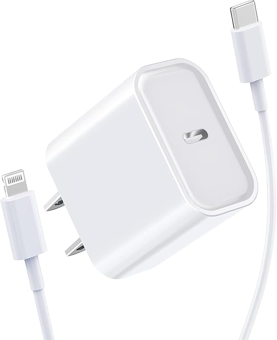 5Ft USB C Fast Charger Cable Fit for iPad 9th Generation 10.2 inch (2021) A2603 A2604 20W Wall Charging Block Adapter with USB C to Lightning Power Cord Wire