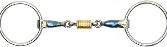 Shires Blue Sweet Iron Loose Ring with Roller