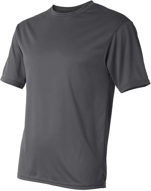 C2 Sport Adult Performance T-Shirt, Graphite, Medium
