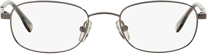 Brooks Brothers Mens BB 363 Oval Prescription Eyewear Frames, Gunmetal/Demo Lens, 50 mm