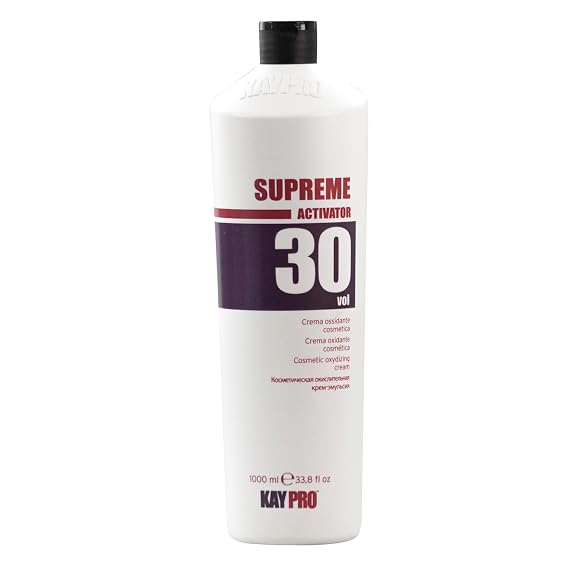KAYPRO Caviar Supreme Activator 30 Vol Cream Developer, Cosmetic Oxidizing Cream, 1000 ml, 33.8 fl oz