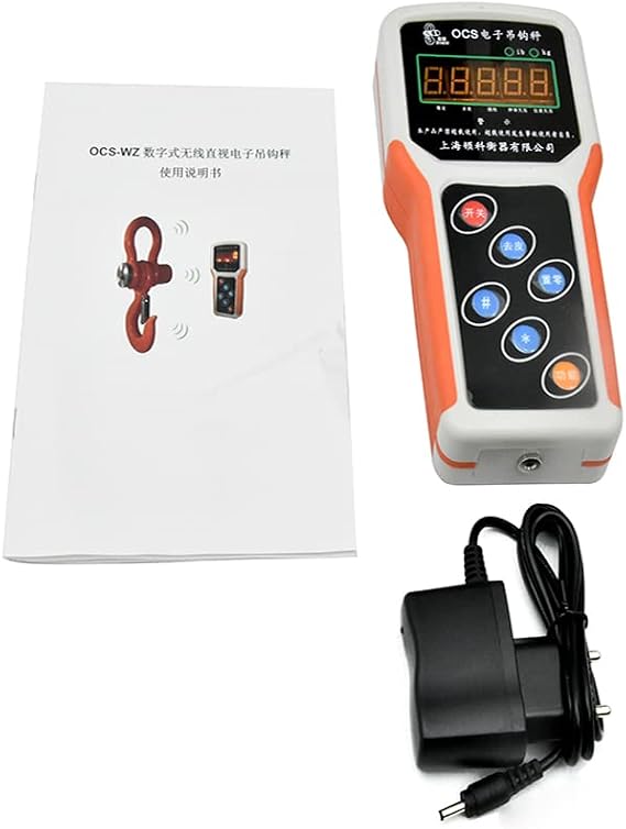 5000KG Wireless Electronic Digital Crane Scale Heavy Duty Industrial Hanging Scale with Handheld Meter 5T