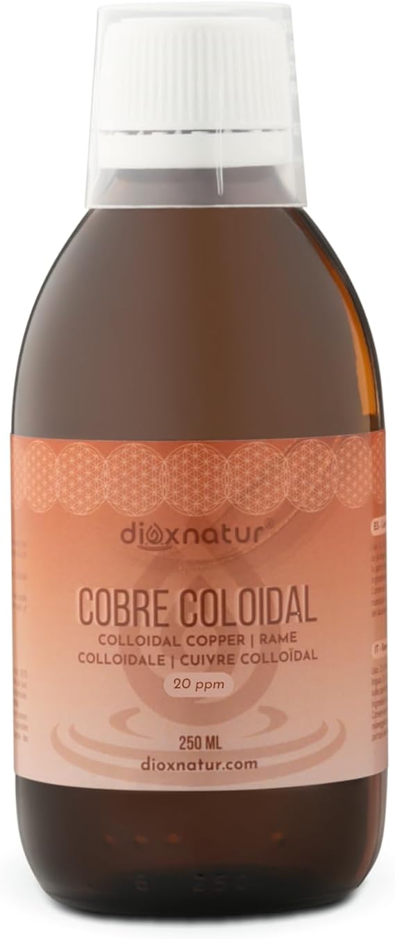 Colloidal Copper 250 ml - Liquid Solution 20 ppm - 99.99% Purity