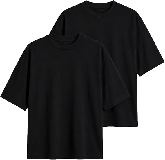 Anthony Jackson 2’li Kutu Premium Erkek Oversize Tişört Alessandro