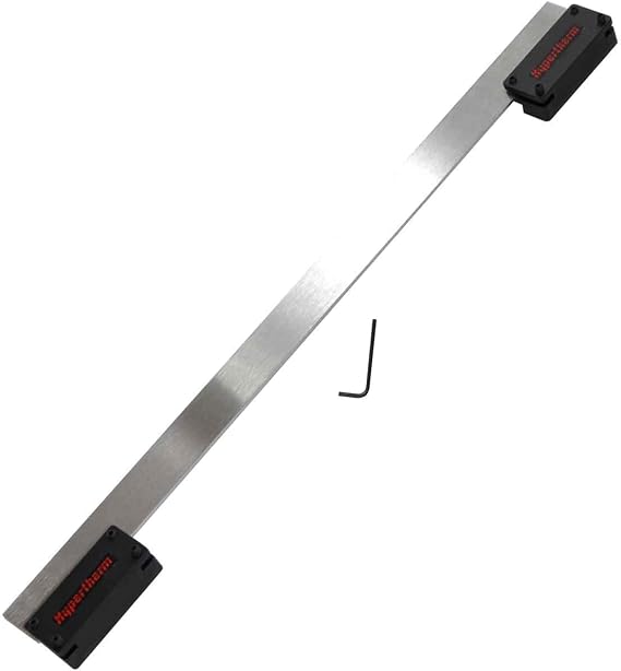 Hypertherm 017042 Torch Guide, Straight Edge Cutting Guide with 2 Magnetized Holders