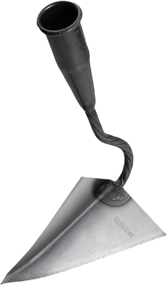 Plowing Hoe Triangle Agricultural Land Turning Loose Soil Hand Plow/Manual Plough Rake For Household Vegetable Planting Strong Power(290x170x105mm)