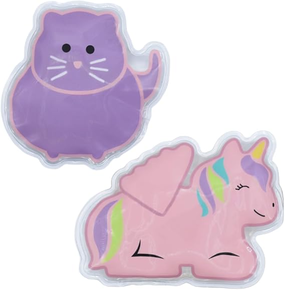 melii Gel Ice Packs for Toddlers & Kids, 2 Pack, Keep Lunches and Snacks Cool, Soothe Boo-Boos, Reusable