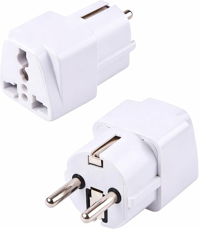 Hadron 4’ü 1 Arada Uluslararası Seyahat Priz Adaptörü, ABD, AB, İngiltere, Avustralya Fiş Tipi, Çoklu Cihaz Şarj, Kompakt ve Taşınabilir Dönüştürücü, Akıllı Telefon Tablet Laptop Uyumlu, Kaliteli ABS