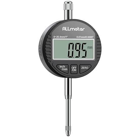 Digital Dial Indicator DTI 0.01mm Precision with LCD Display 0-25.4mm