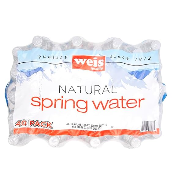 Weis Quality Water Natural Spring 40 Pack