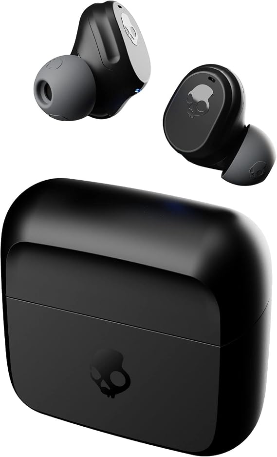 Skullcandy Mod XT Wireless Earbuds, Bluetooth Headphones, Up to 32 Hours Battery, Noise Isolating Fit, Sweat and Water Resistant, Microphone for iPhone Android - True Black