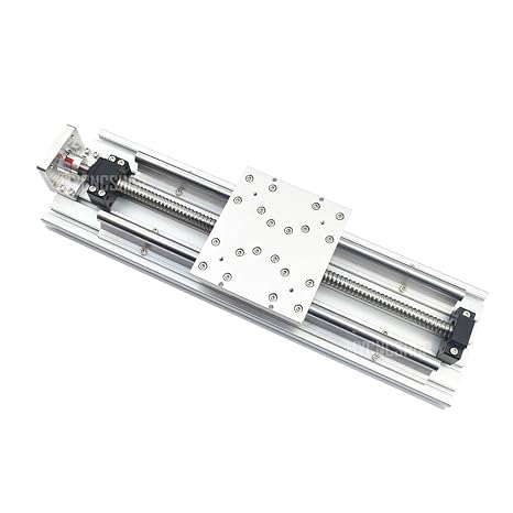 200mm Travel Length NEMA23 Linear Actuator Precision workstationswith SFU1610 Linear Stage Slide Module for DIY CNC Router X Y Z aixs