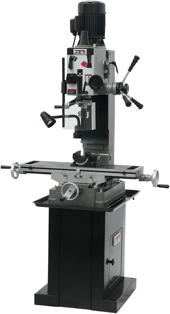 JET Square Column Geared Head Mill Drill, 1-1/2 HP, 115/230V 1Ph (Model JMD-45GH)