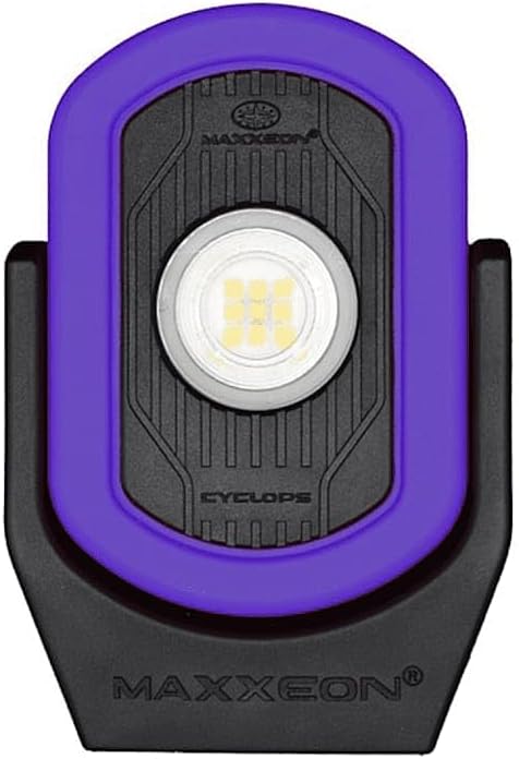 Maxxeon MXN00816 Cyclops Rechargeable Work Light - Purple