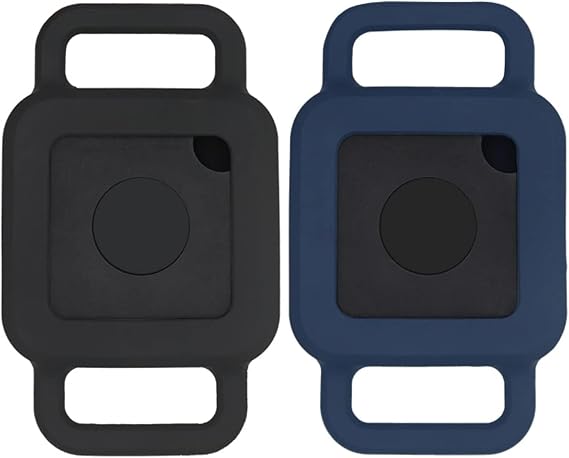[2 Pack] Dog Collars Holder Compatible for Tile Pro (2020 & 2018) Case,Pet Id Tag Case Cover for Tile Pro Tracker,Dog Collar Attachment for Item Finder Location Tracker,Birthday Party Supplies