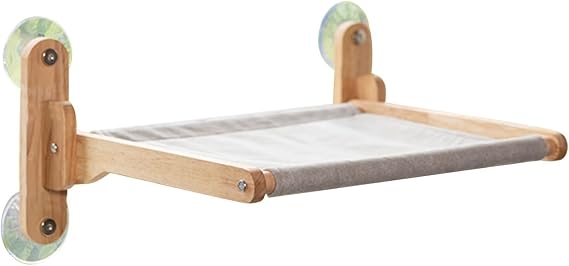 Cat Window Hammock, Suction Cups Cats Window Hammock Seat, Cat Hammock, Foldable Cats Window Shelf Window Duty for kitty Safe(58x36.5x20cm)