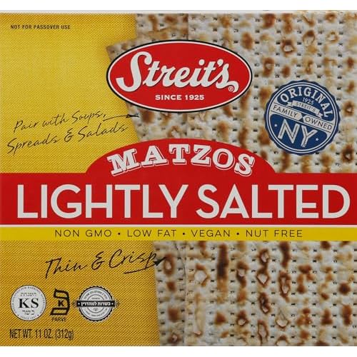 Streits, Matzos Lightly Salted, 11 Ounce
