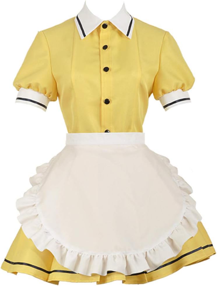 MIAOCOS Women Cosplay Costumes Maid Lolita Dress Maid Costume Uniform Adult Cosplay Party Halloween Outfit
