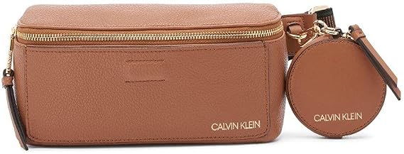 Calvin Klein Millie Novelty Belt Bag, Caramel, One Size | Women's, Removable Coin Purse, Exterior Slip Pocket, Interior Zip Pocket, Event, Travel