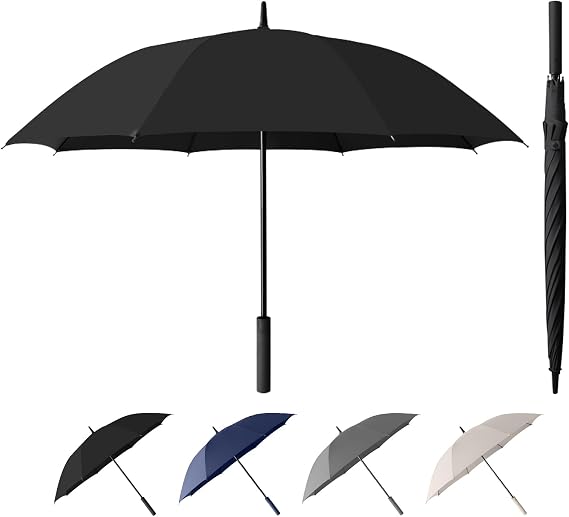 Heavy Duty Large Golf Umbrella for Rain, Big Automatic Golf Umbrellas Windproof, 57 Inch Extra Large Oversized Umbrella for Rain Sun for Men Women