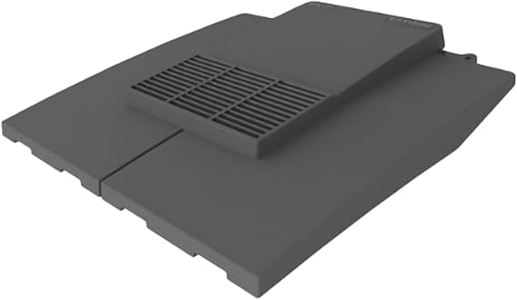 Timloc Plain Tile Roof Vent RTV-PGR Roofing Slate Ventilation (Grey)