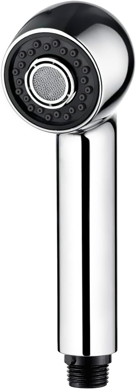Ibergrif shower head kitchen faucet [dish shower replacement head] with 2 types of jets (jet/spray) - water-saving hand shower for sink chrome M91209