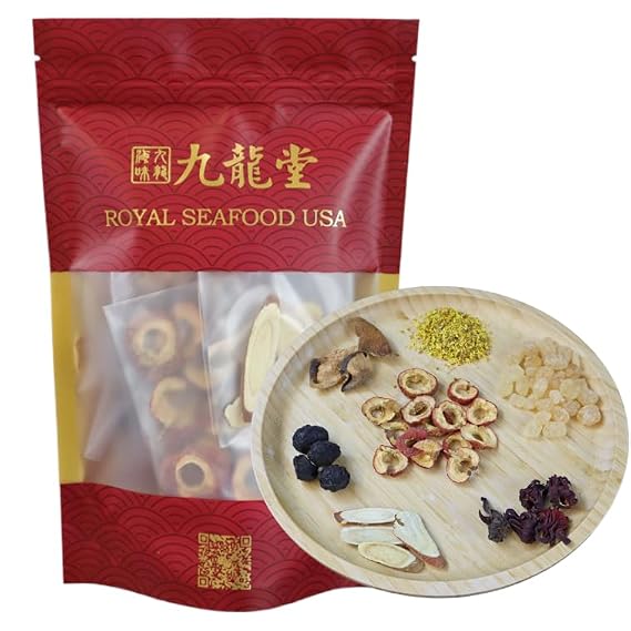 Royal Seafood USA Sour Plum Soup mix 5-6 serving 1 count, Chinese traditional jucie bag 5-6 1 164g