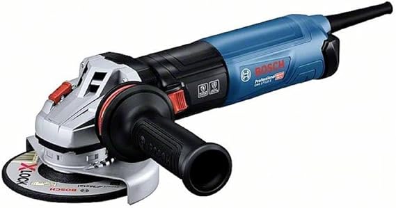 Bosch Professional Measurement Gws 17-125 S Açılı Taşlama Makinesi (1.700 Watt, İlave Sap, Koruyucu Kapak, Klipsli Ayırma Koruma Kapağı, Toz Filtresi, Iki Delikli Anahtar, Tutma Flanşı, Germe Somunu)