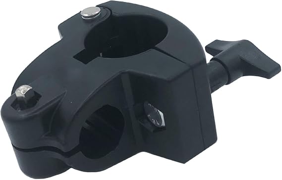 Electronic Drum Rack Clamp 22mm Drum Rack T Clamp with Wing Nut Knob, Percussion Drum Rack Tube Clip Bracket Compatible with Roland CR-22 Electronic Drum Kit Connection Poles