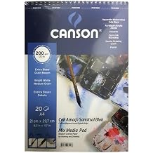 Canson Fineface Multi-Purpose Image Blocks 200Gr A4 20Yp Top Spiral Picture Book