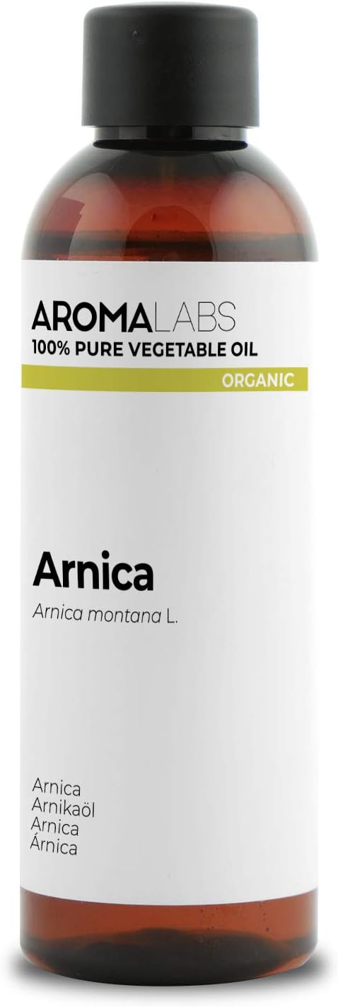 ORGANIC - ARNICA Infused Oil - 100mL - 100% Pure, Natural and Cosmos Certified - AROMA LABS French Brand