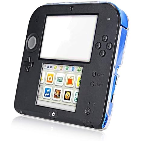 Case for Nintendo 2DS, Game Console Transparent Protective Case, Mainframe Anti-Scratch Cover Accessory