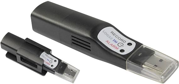 TFA Dostmann LOG32 TH Temperature and Humidity Data Logger 6000 Records Memory + Free Software + Status & Alarm LED
