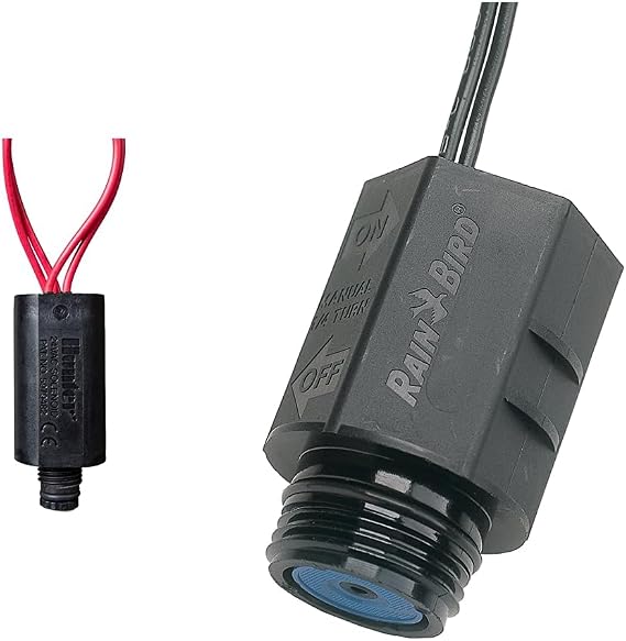 Hunter AC-Solenoid Replacement and Rain Bird SRKCP/CPF Replacement Solenoid for CP/DV/ASVF/DAS/JTV Series Valves Bundle